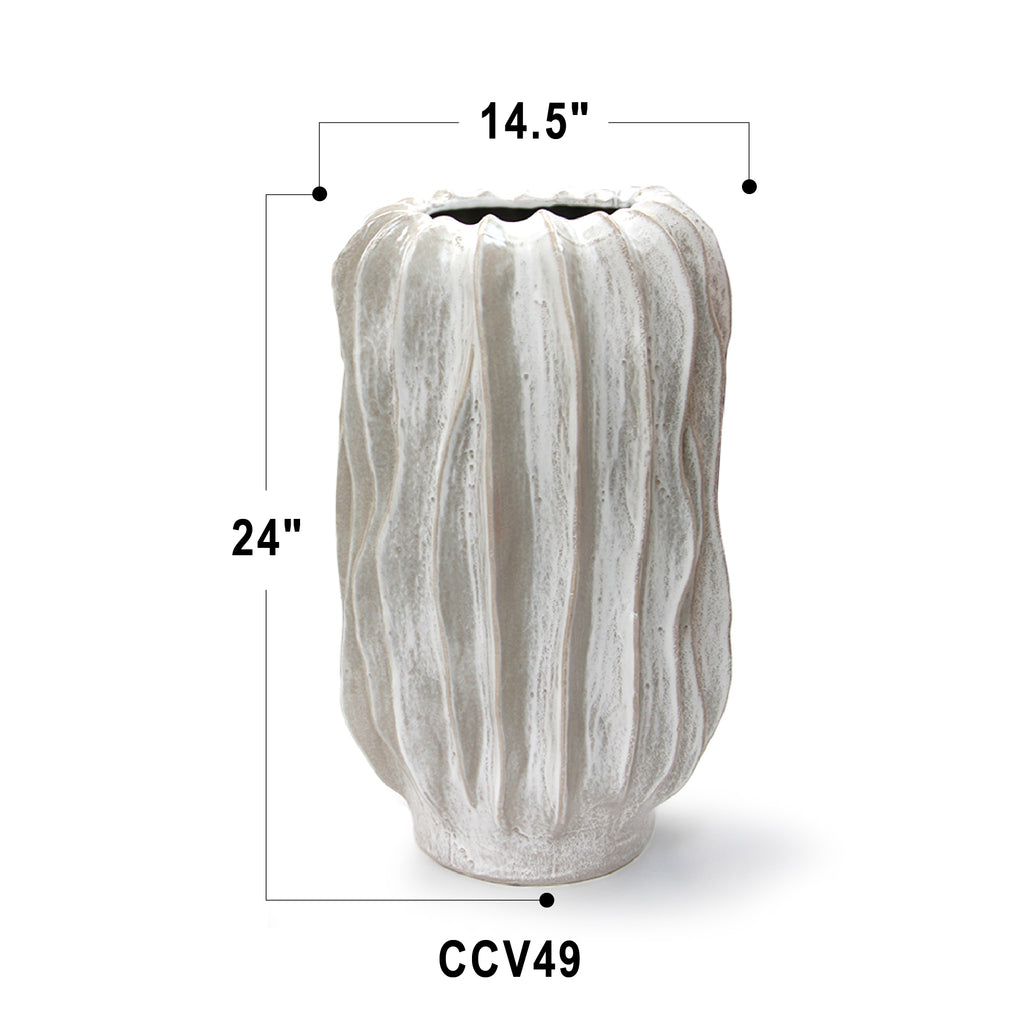 Rippled Haven Pot / Planter