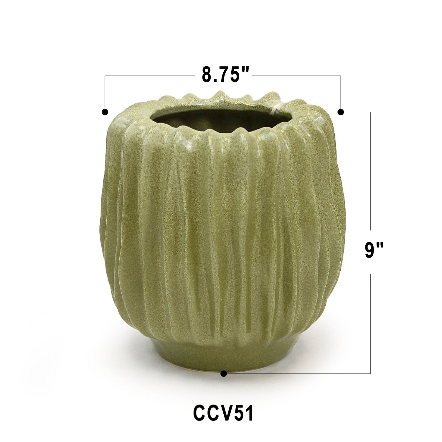 Rippled Haven Pot / Planter