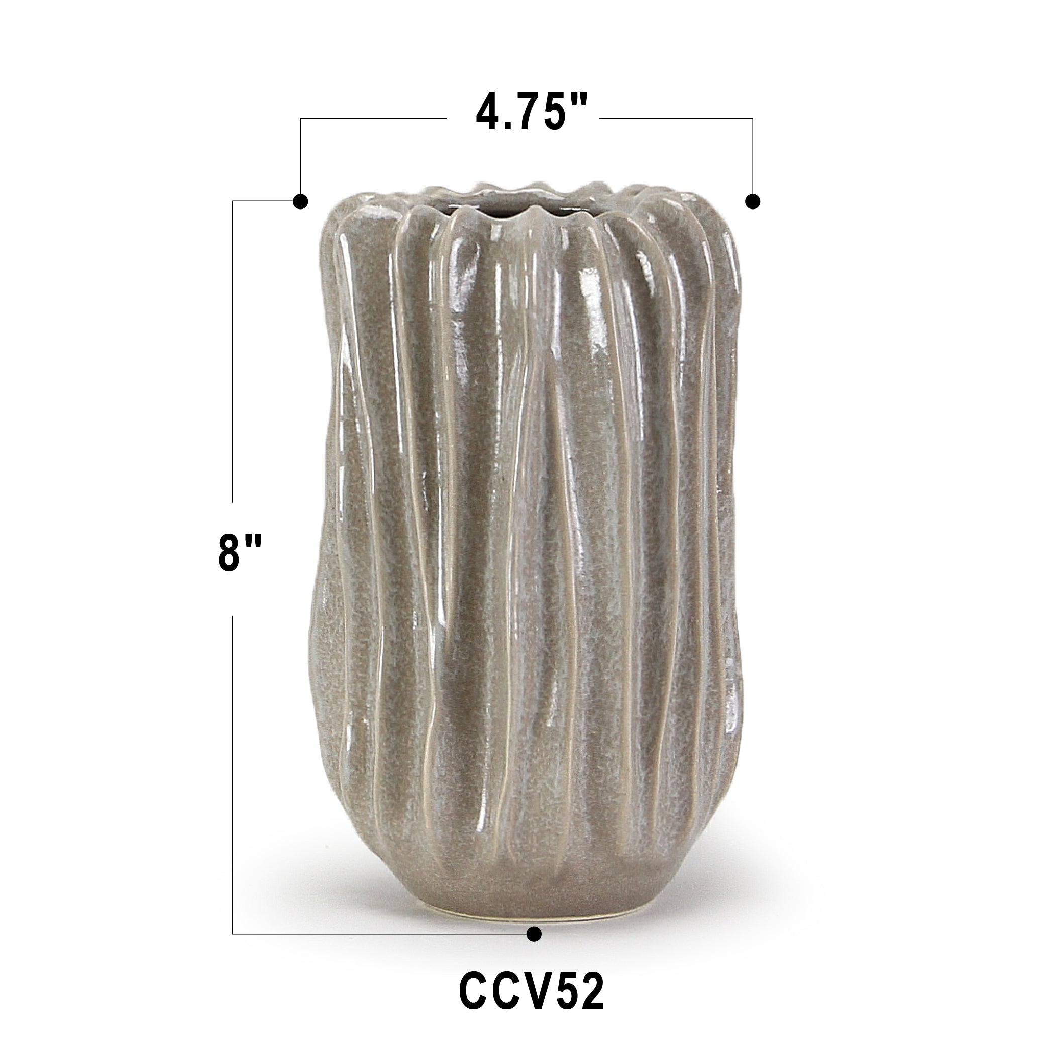 Rippled Haven Pot / Planter
