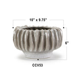 Rippled Haven Pot / Planter