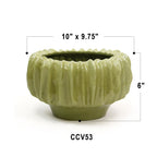 Rippled Haven Pot / Planter