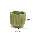 Rippled Haven Pot / Planter