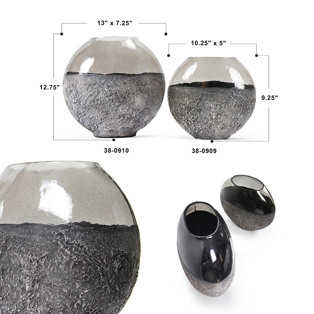 Lunar Decorative Glass Vase