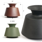 Linea Vessel Metal Vase