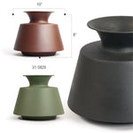 Linea Vessel Metal Vase