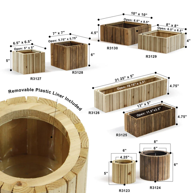 Liner Wood Box
