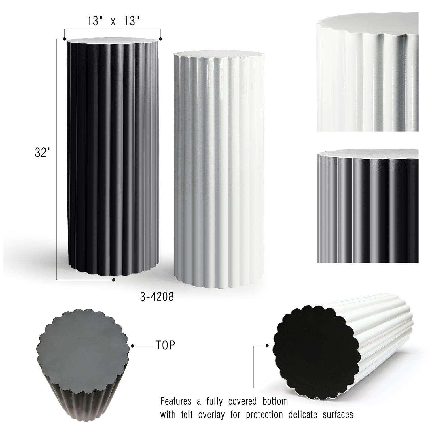 Metal Display Column