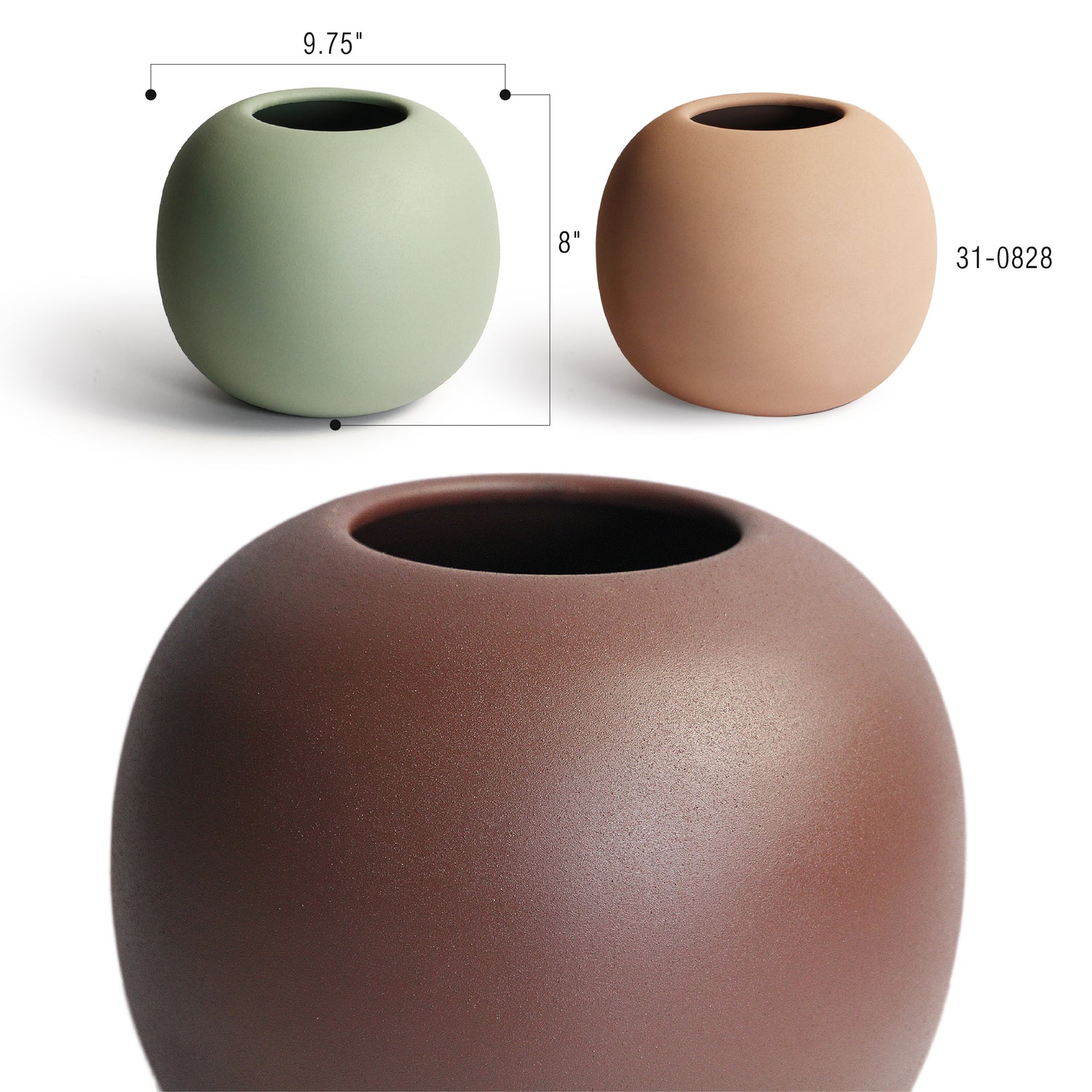 Circa Bowl Metal Vase