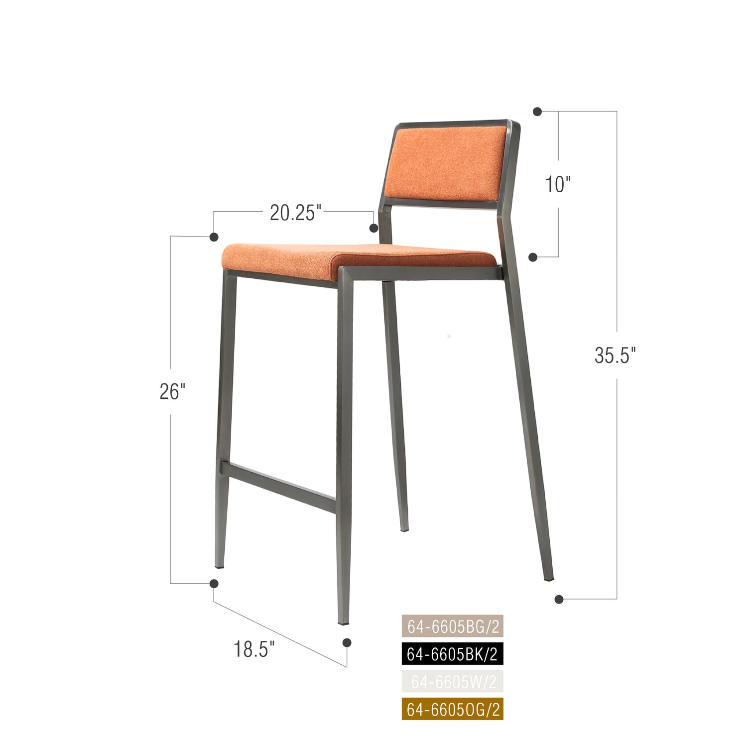 Sleekline Counter Stool (Set of 2)