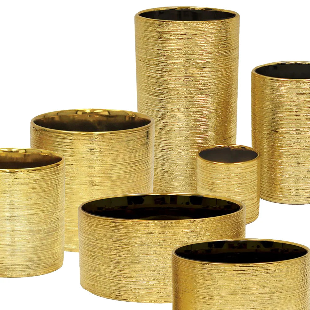 Etched Metallic Gold Collection