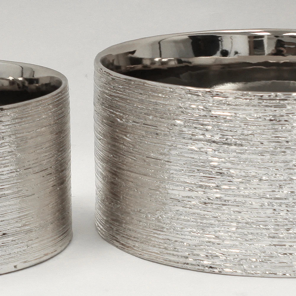 Etched Metallic Silver Collection