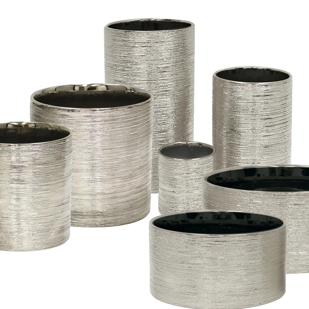 Etched Metallic Silver Collection