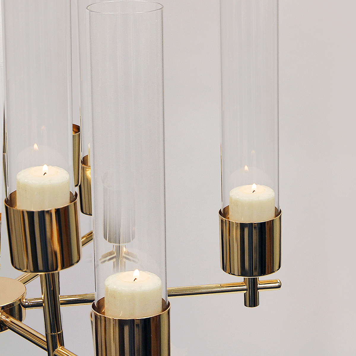17-Arms and 10-Arms Floor Standing Metal Clustered Candelabra - Galore Home