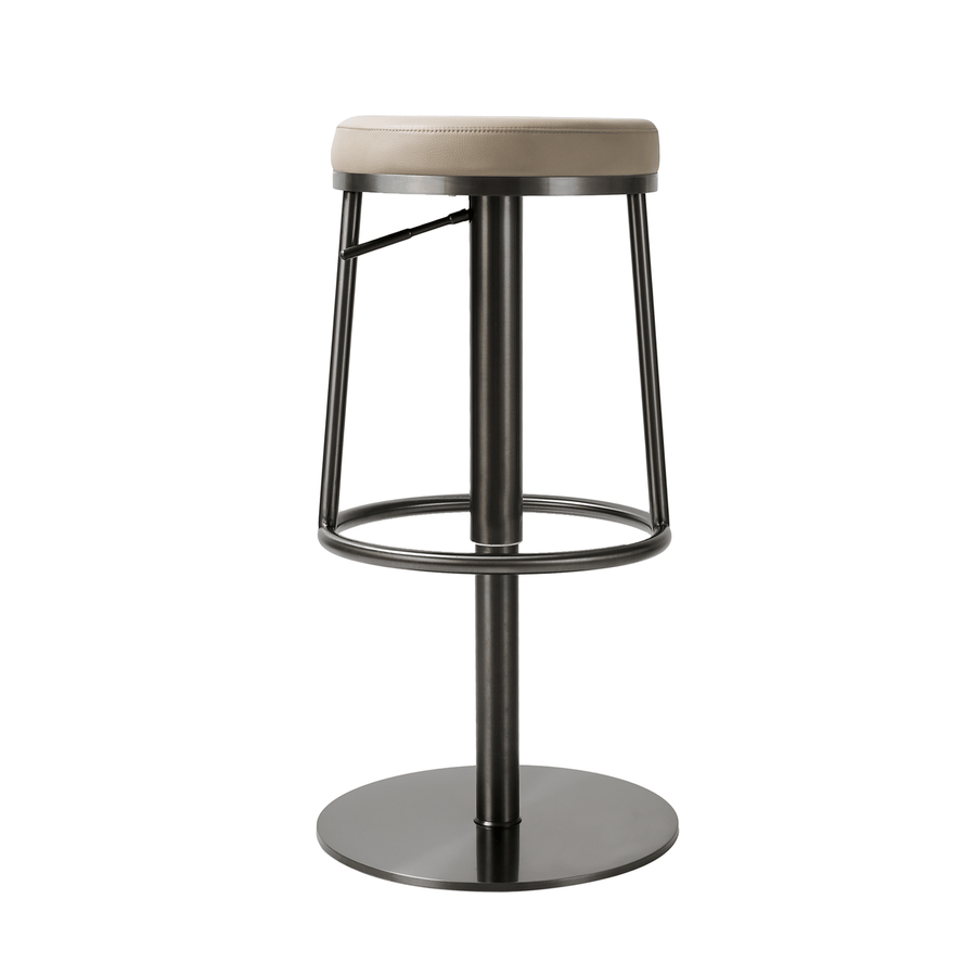 Aero Swivel Counter Bar Stool with Integrated Foot Rest