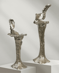 Molten Metal Sculptural Candle Stand
