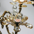 5 Arm Crystal Petal Candelabra Candle Holder | Galore Home: Luxury Home Decor, Elegant Home Furnishings, Stylish Home Accents & Contemporary Home Accessories