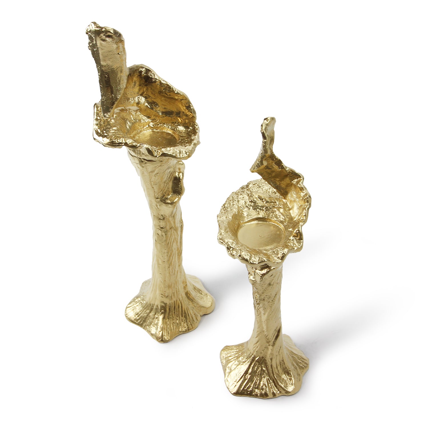 Molten Metal Sculptural Candle Stand