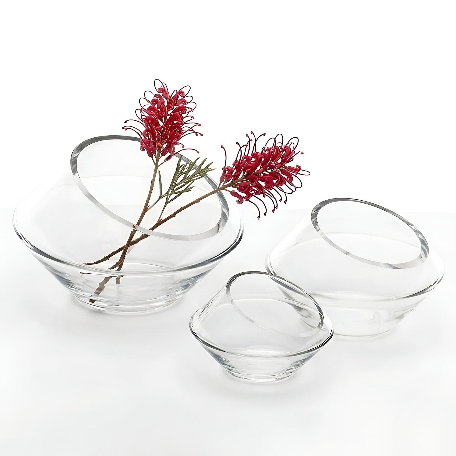 Slant Cut Terrarium Bud Vase