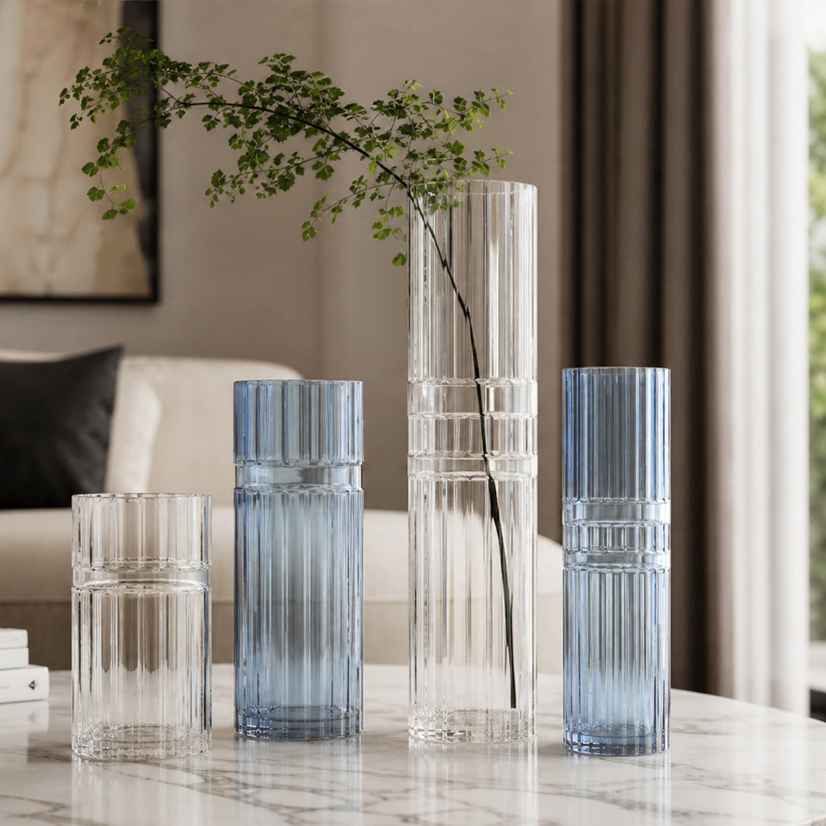Tiered Glass Vase