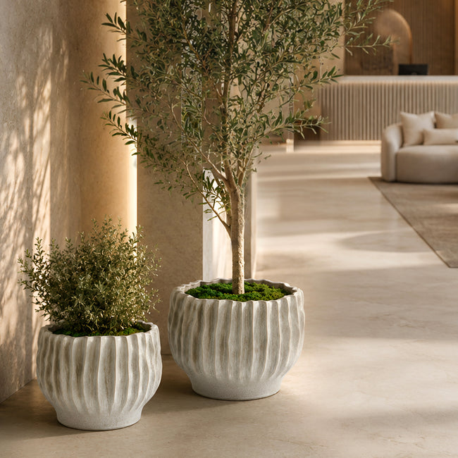 Rippled Haven Pot / Planter