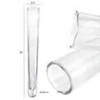Glass Tube Bud Vase (set of 4)