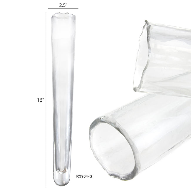 Glass Tube Bud Vase (set of 4)