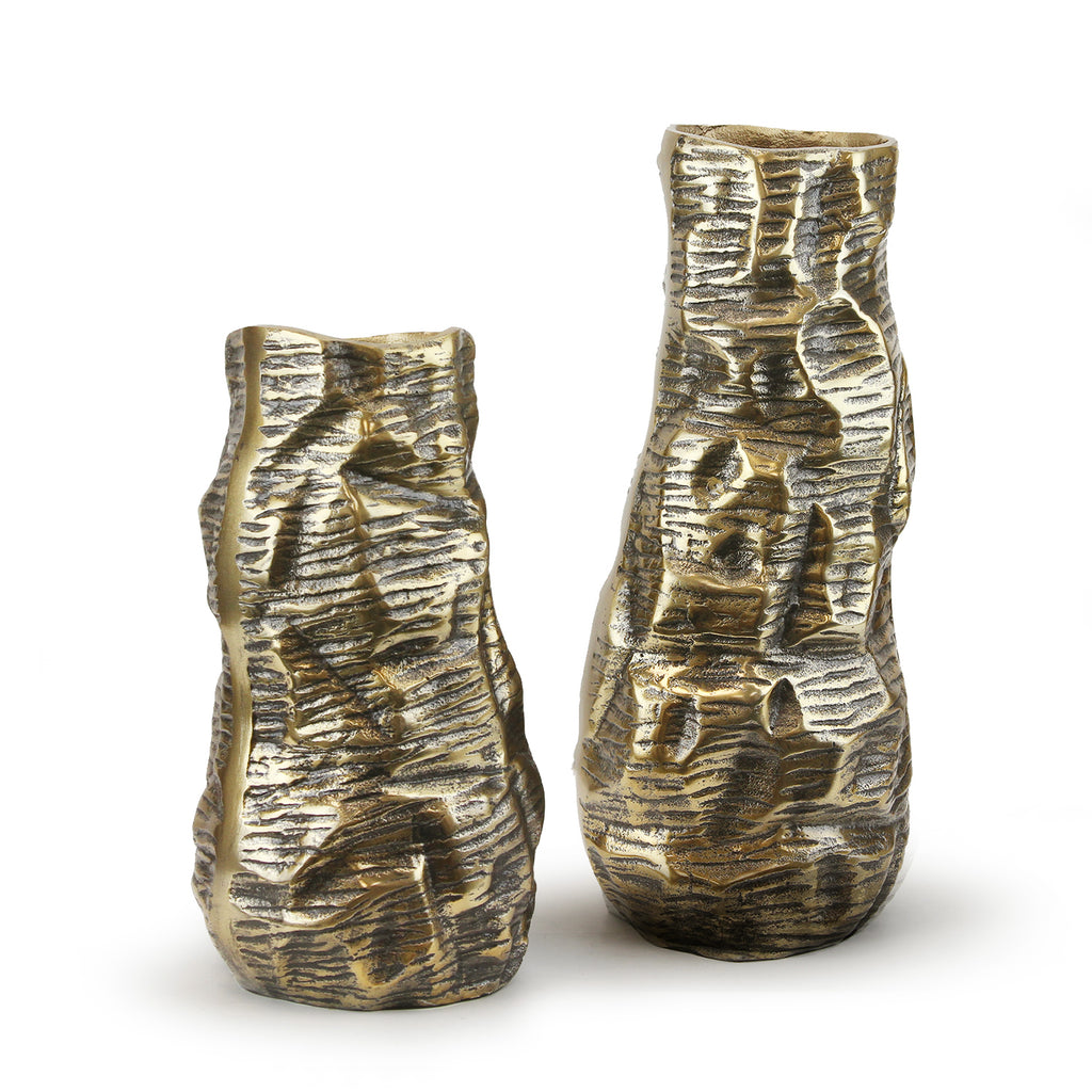 Molten Aluminum Vase