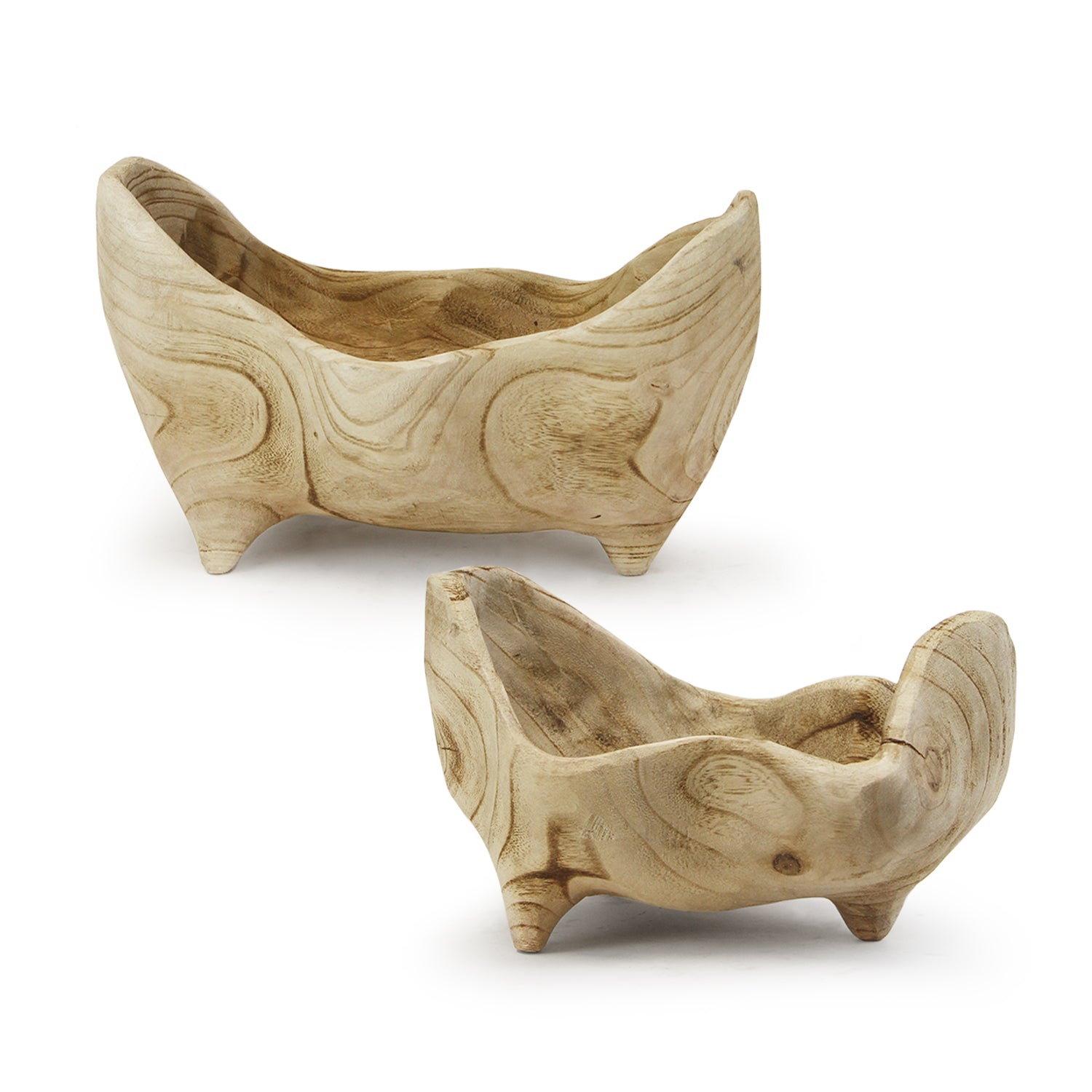 Heritage Natural Wood Décor Bowl