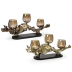 Trinity Glow Aluminum Candle Holder