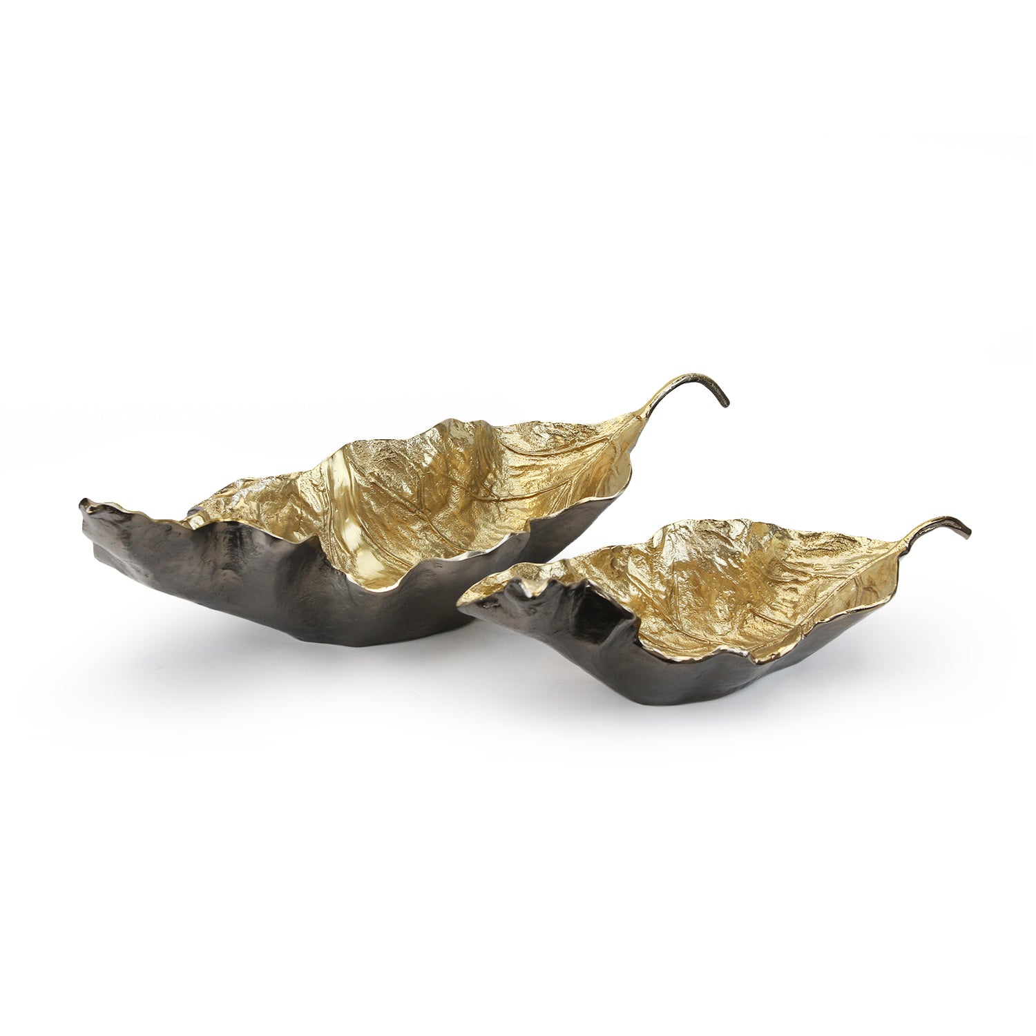 Golden Leaf Platter | Galore Home: Luxury Home Decor, Elegant Home Furnishings, Stylish Home Accents & Contemporary Home Accessories