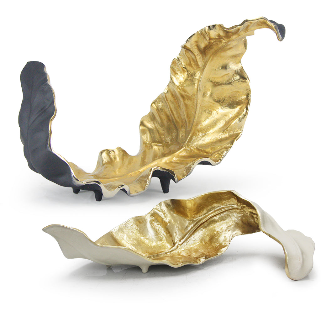 Entwined Leaf Sculpture | Galore Home: Luxury Home Decor, Elegant Home Furnishings, Stylish Home Accents & Contemporary Home Accessories