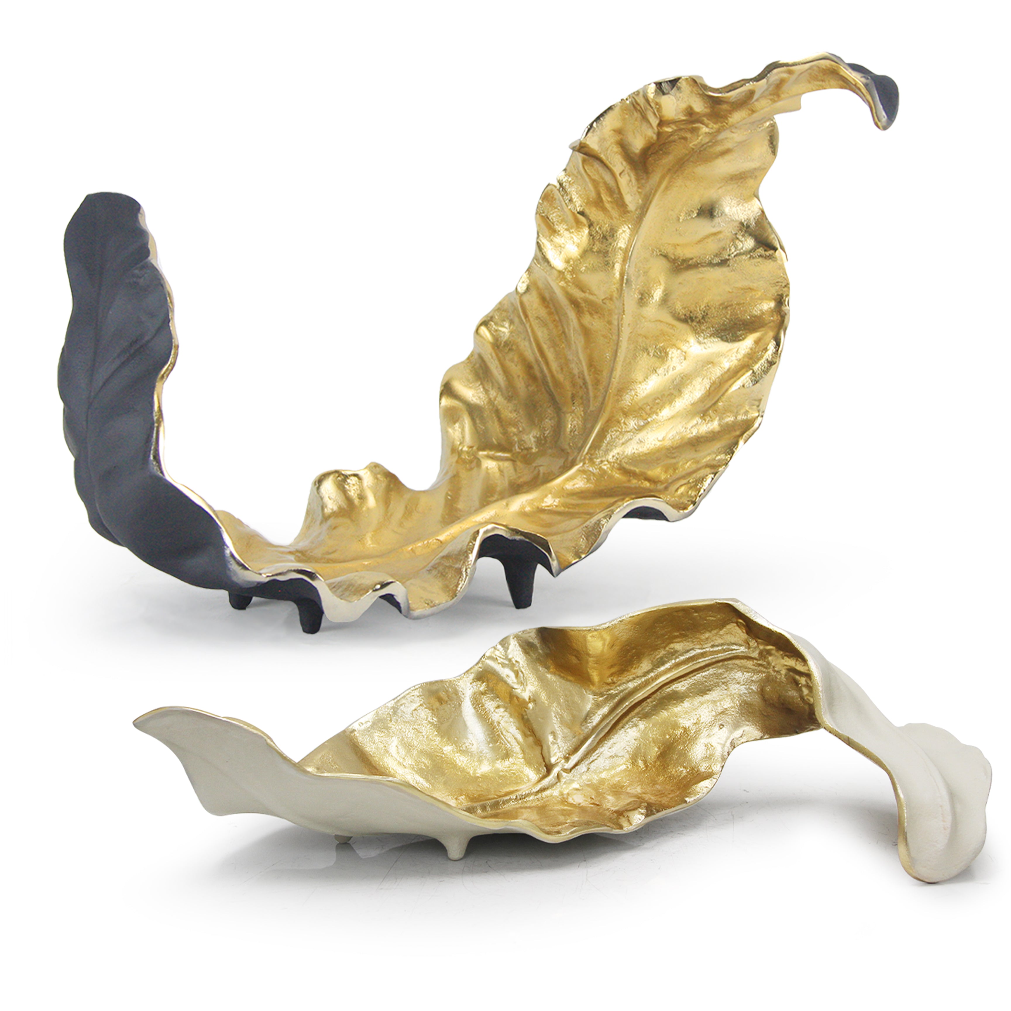 Entwined Leaf Sculpture | Galore Home: Luxury Home Decor, Elegant Home Furnishings, Stylish Home Accents & Contemporary Home Accessories