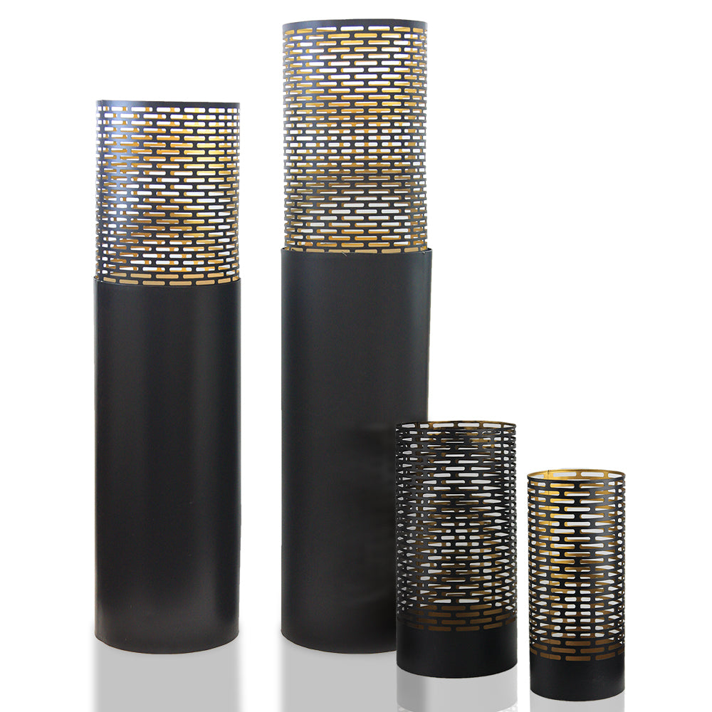 Mandala Floor Hurricane Candle Column | Galore Home: Luxury Home Decor, Elegant Home Furnishings, Stylish Home Accents & Contemporary Home Accessories
