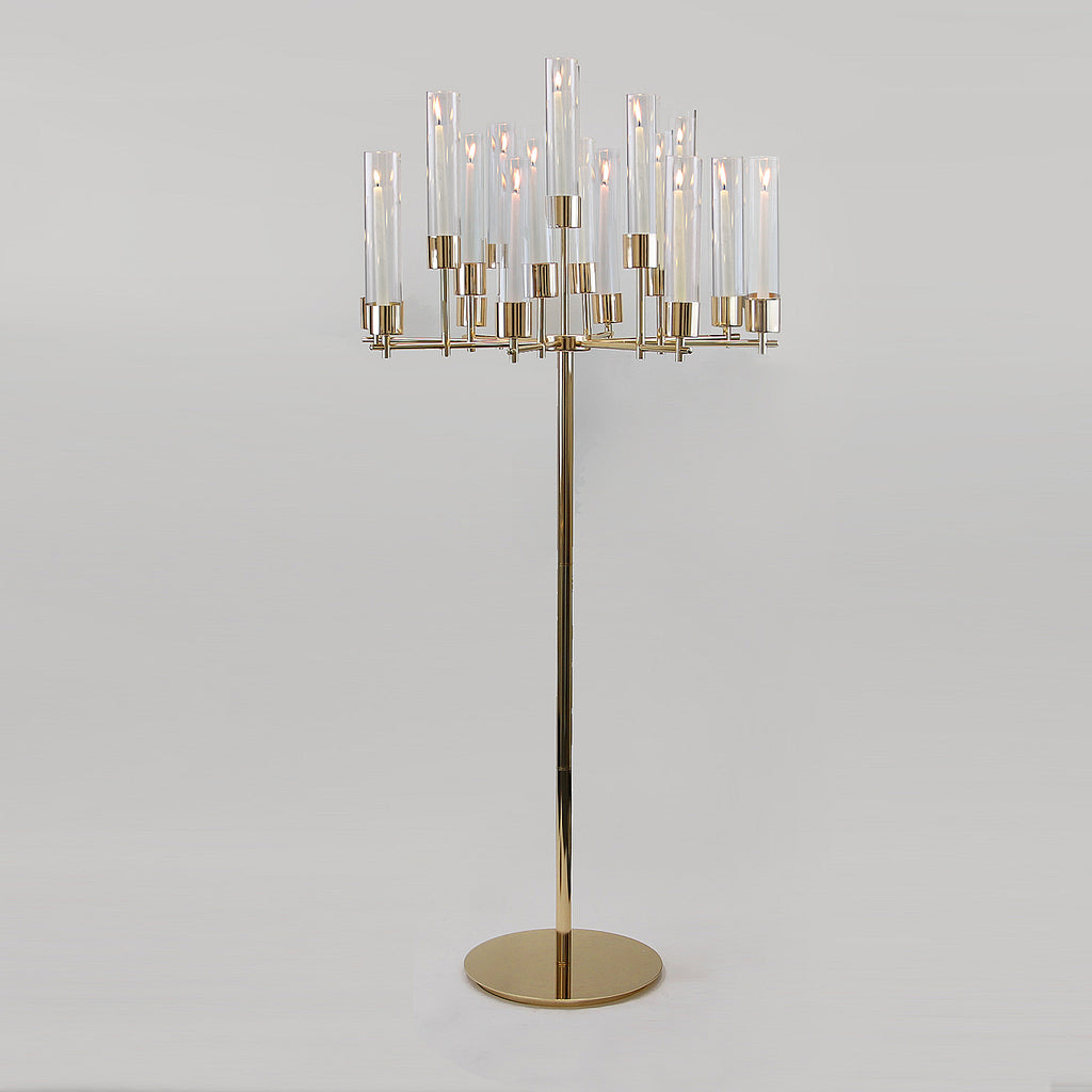 17 Arm Golden Clustered Candelabra - Large | Galore Home: Luxury Home Decor, Elegant Home Furnishings, Stylish Home Accents & Contemporary Home Accessories