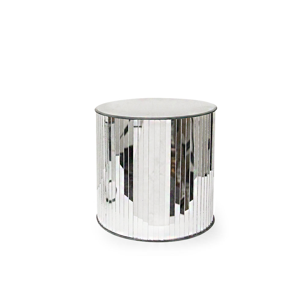 Mirrored Glass Floor Stand