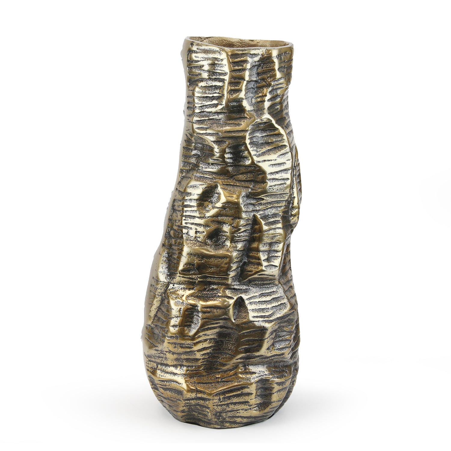 Molten Aluminum Vase | Galore Home: Luxury Home Decor, Elegant Home Furnishings, Stylish Home Accents & Contemporary Home Accessories