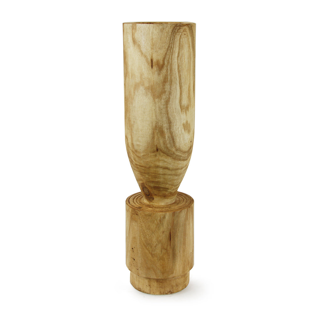Sculptural Wood Vase | Galore Home: Luxury Home Decor, Elegant Home Furnishings, Stylish Home Accents & Contemporary Home Accessories