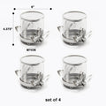 Crystal Votive Candle Holder (set of 4)