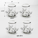 Crystal Votive Candle Holder (set of 4)