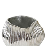 Metallic Edge Trim Flower Vase