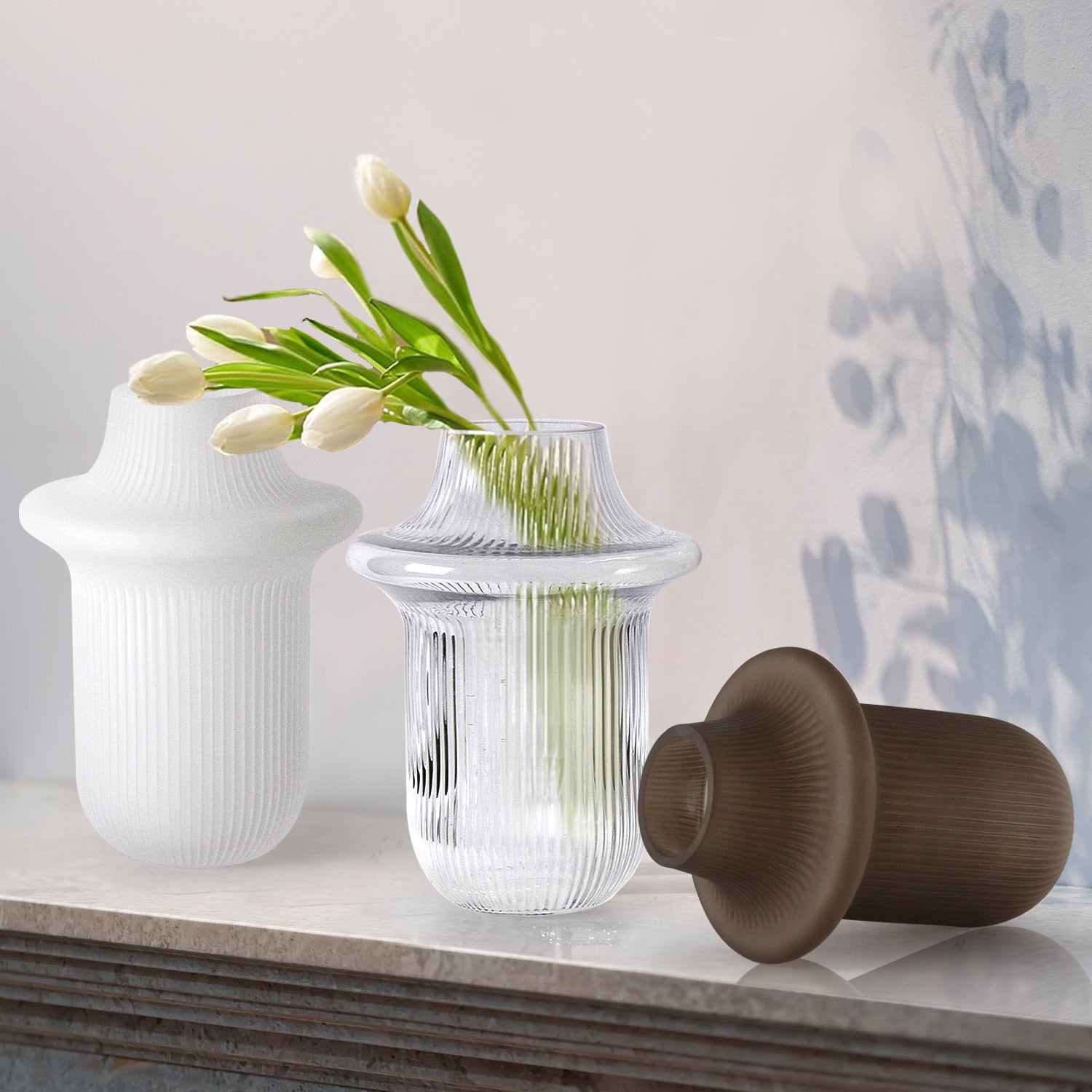 Topper Glass Vase | Galore Home: Luxury Home Decor, Elegant Home Furnishings, Stylish Home Accents & Contemporary Home Accessories