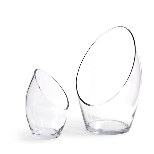 Angled Oval Vase