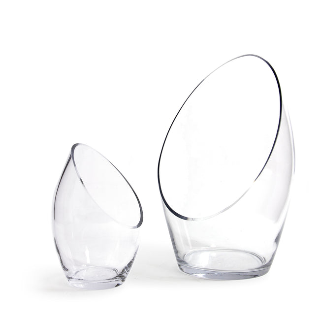 Angled Oval Vase