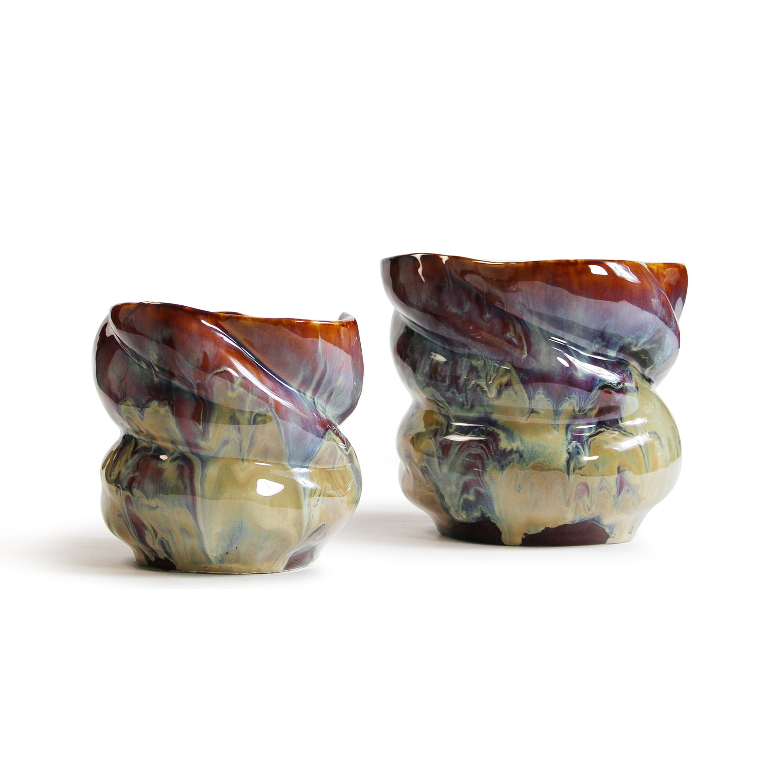 Lava Washed Ceramic Vase