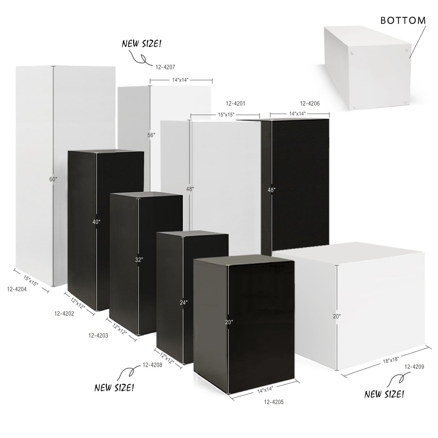 Wood Display Column / Pedestal