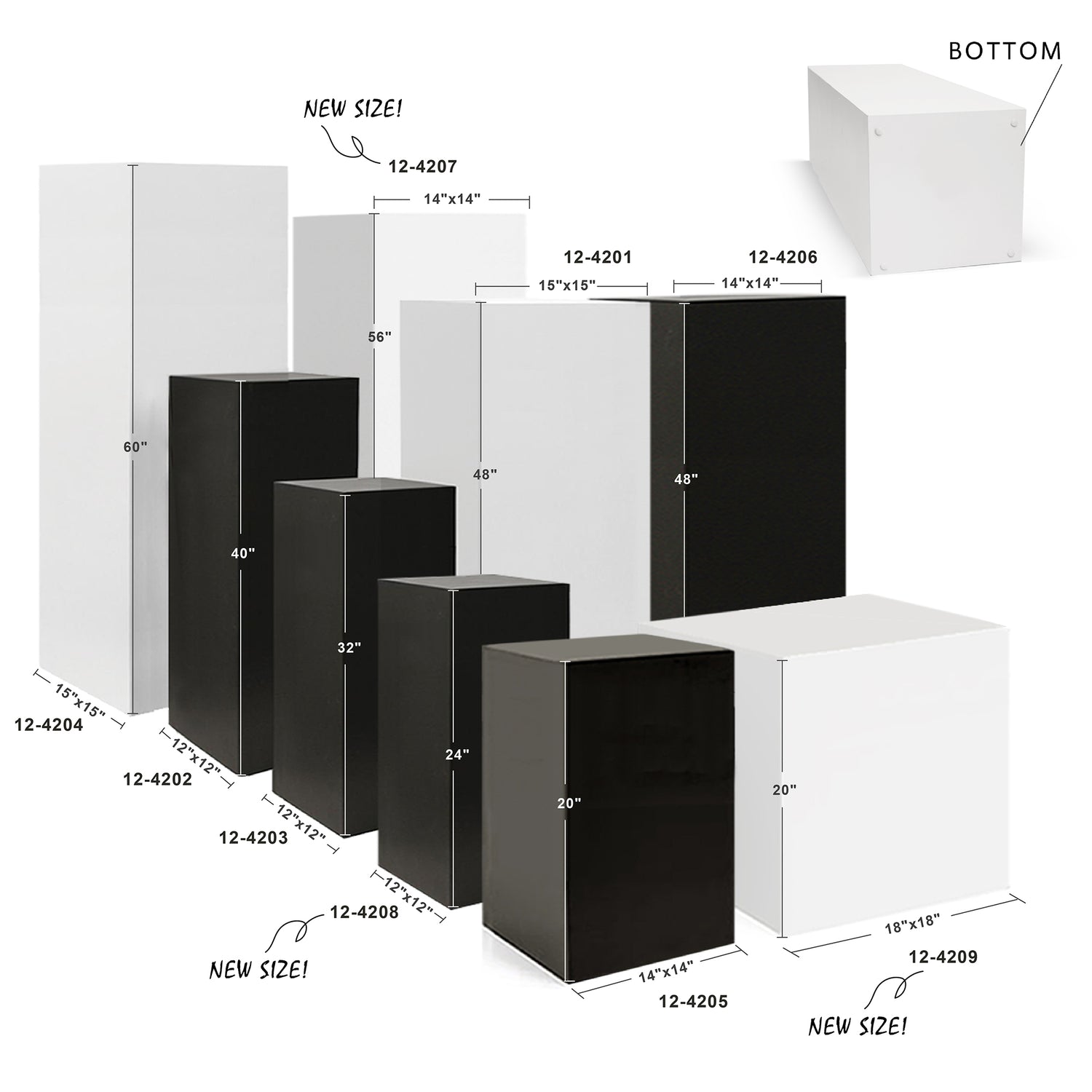 Wood Display Column / Pedestal