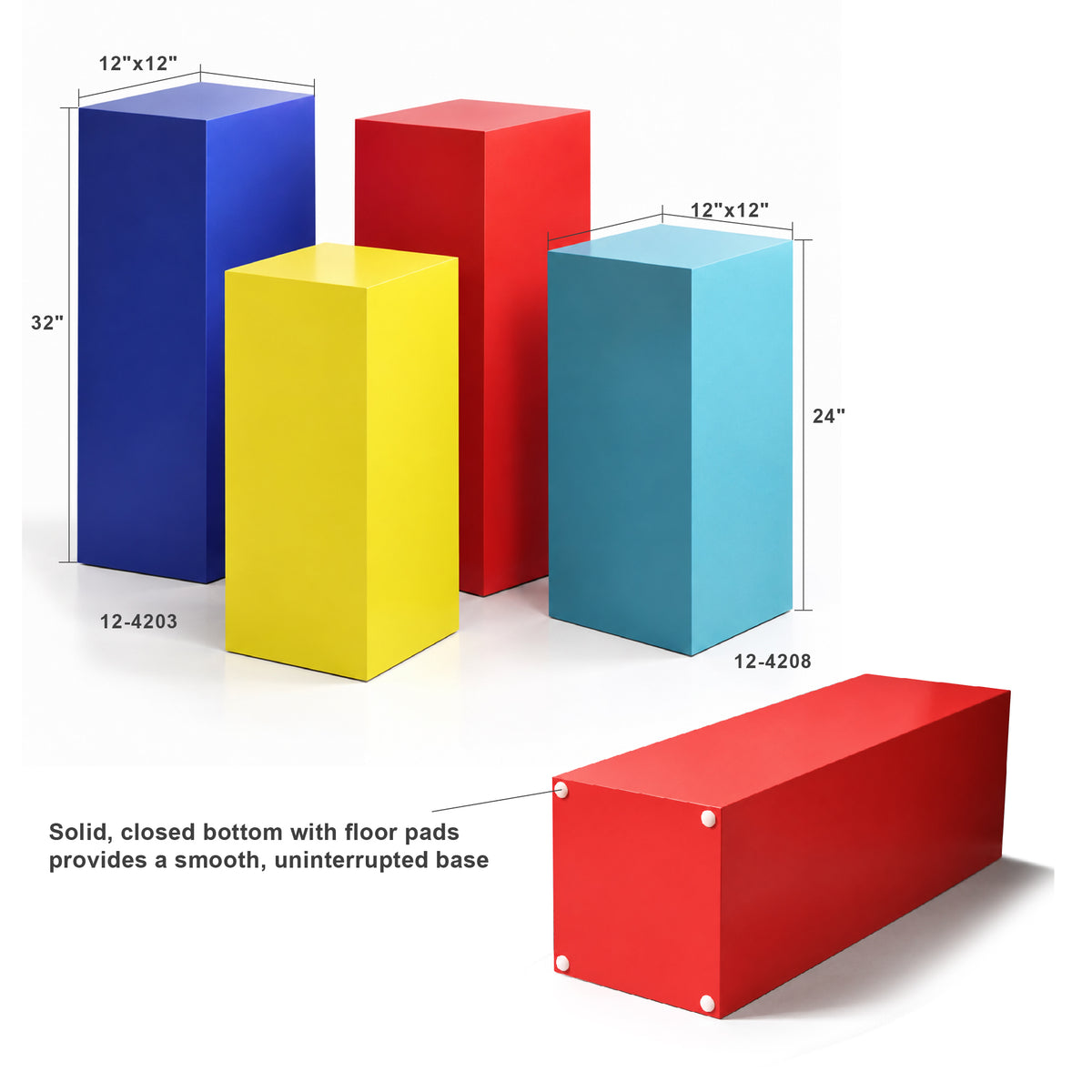 Vibrant Wood Pedestal - Special Order Only