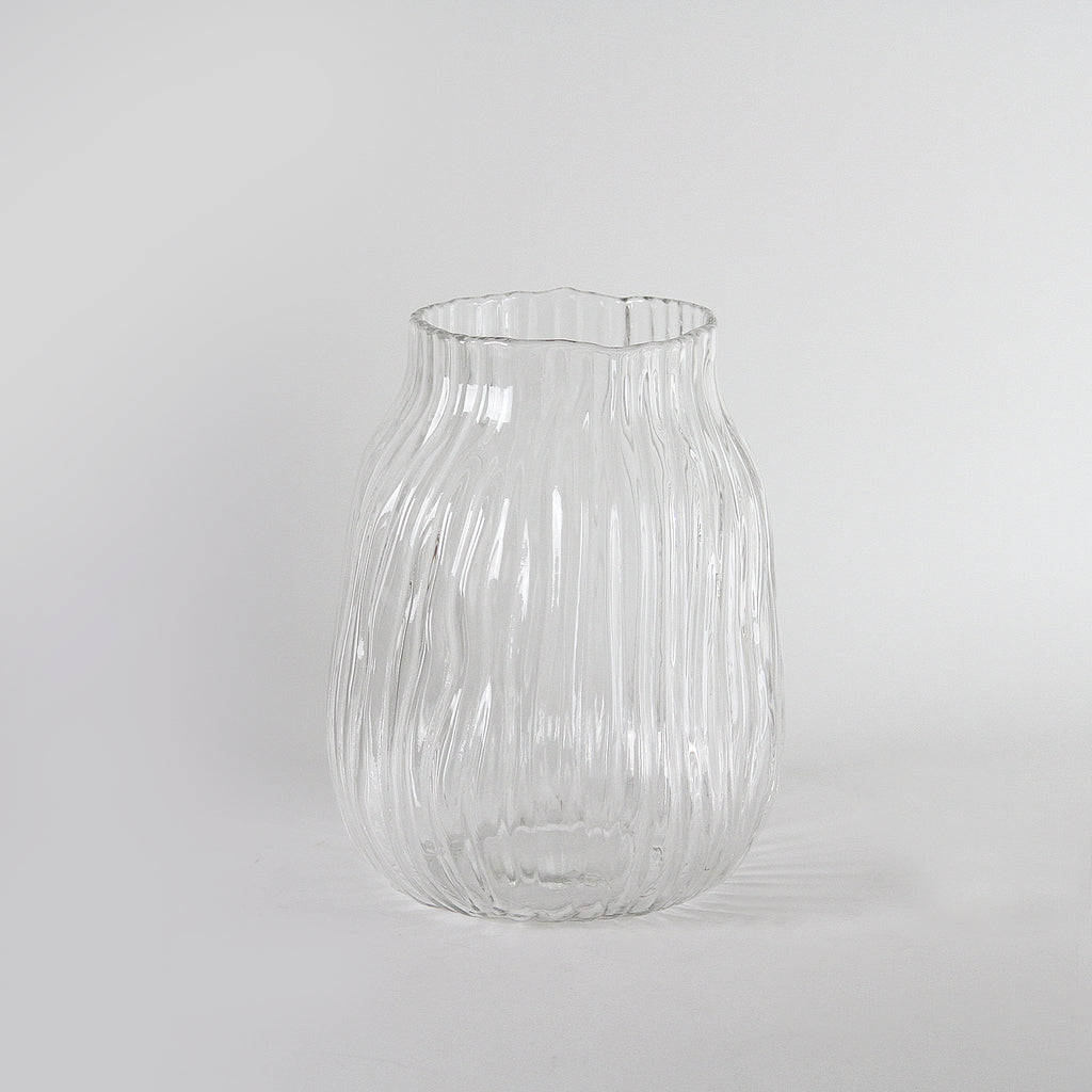 Grain Striped Glass Vase | Galore Home: Luxury Home Decor, Elegant Home Furnishings, Stylish Home Accents & Contemporary Home Accessories