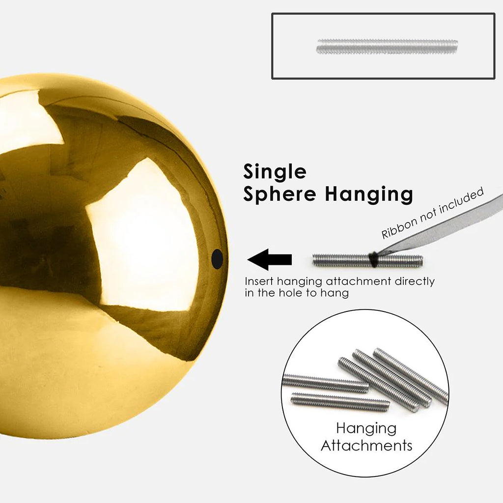 Threaded Stainless Steel Ball