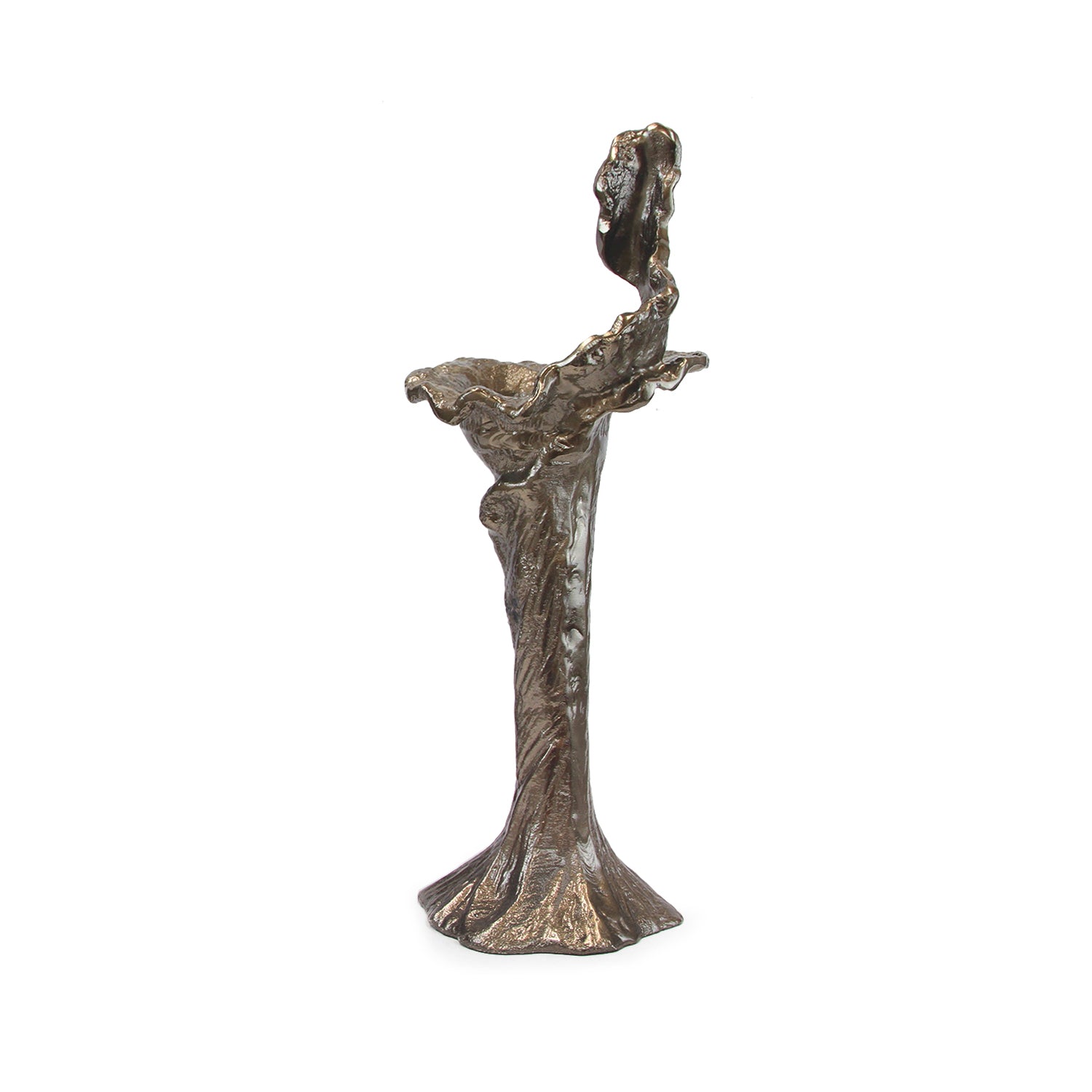 Molten Metal Sculptural Candle Stand | Galore Home: Luxury Home Decor, Elegant Home Furnishings, Stylish Home Accents & Contemporary Home Accessories